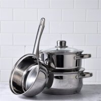 Bergner SG-8171 Edénykészlet - Inox (5 részes)