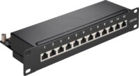 Goobay 93796 10" Patch panel - 12 port