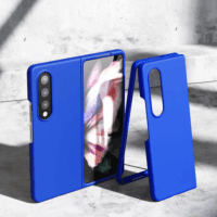 Cellect Samsung Galaxy Z Fold 4 Gumírozott Tok - Kék