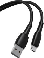 Vipfan Racing X05 USB-A apa - USB-C apa 2.0 Adat és töltő kábel - Fekete (2m)