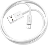 Vipfan X03 USB-A apa - MicroUSB-B apa 2.0 Töltő kábel - Fehér (1m)
