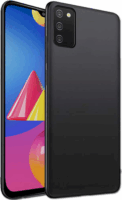 Fusion Samsung A035 Galaxy A03S Soft Matte Szilikon Tok - Fekete