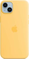 Apple iPhone 14 Plus MagSafe Szilikon Tok - Sárga