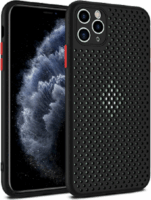 Fusion Breathe Case Apple iPhone 7 / 8 / SE (2020) Szilikon Tok - Fekete