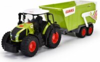 Dickie Toys Claas Traktor pótkocsival - Zöld
