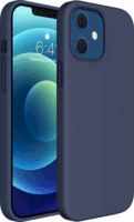 Fusion Elegance Fibre Protect Apple iPhone 12 Pro Max Szilikon Tok - Kék