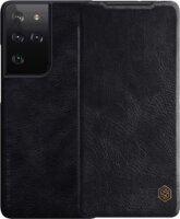 Nillkin Qin Samsung Galaxy S21 Ultra 5G Flip Tok - Fekete