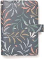 Filofax Botanical 95 x 171mm Gyűrűs kalendárium - Sötétkék mintás