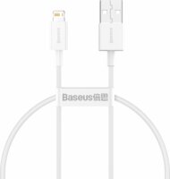 Baseus Superior Series Fast Charging Data Cable USB-A apa - Lightning apa 2.0 Adat és töltőkábel - Fehér (0.25m)