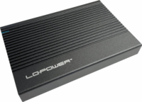 LC Power LC-25U3-C 2.5" USB-C 3.2 Külső HDD/SSD ház - Fekete