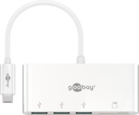 Goobay 62097 USB-C 3.0 Többportos adapterkártya-olvasó