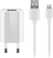 Goobay 44978 USB-A Hálózati töltő - Fehér (5V / 1A)