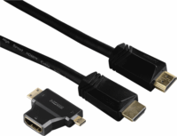 Hama 122227 HDMI - HDMI 2.0 Kábel 1.5m - Fekete