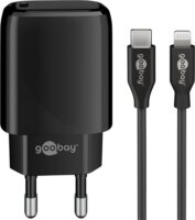 Goobay 58401 USB-C Hálózati töltő - Fekete (5V / 3A)