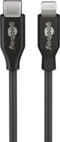 Goobay 39447 USB-C apa - Lightning apa 2.0 Adat és töltőkábel - Fekete (2m)