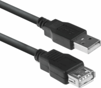 ACT AC3043 USB-A apa - USB-A anya 2.0 Hosszabbító kábel - Fekete (3m)