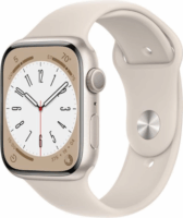 Apple Watch Series 8 GPS (45 mm) Okosóra - Csillagfény Alumíniumtok Csillagfény Sportszíjjal