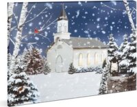 Family Christmas 58473 LED Fali kép 48x38 cm