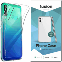 Fusion Ultra Clear Huawei P40 Lite E Szilikon Tok - Átlátszó