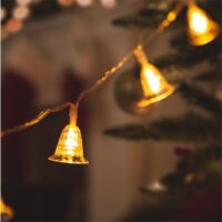 Family Christmas 58216 Beltéri LED fényfüzér 2m - Meleg fehér