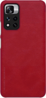 Nillkin Qin Xiaomi Redmi Note 11 Pro Plus/11i Flip Tok - Piros