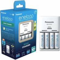 Panasonic Eneloop KKJ51MCD40E 4x AA/AAA NiMH Akkumulátor töltő + 4db Elem