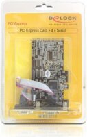 Delock 4 x serial PCI Express card