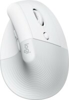 Logitech Lift Wireless Vertikális Egér Machez - Fehér