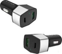 Nillkin Celerity USB / USB-C Autós töltő - Ezüst (5V / 3000mA)