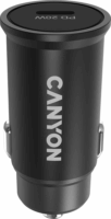 Canyon CCA20B USB-C Autós töltő - Fekete (20W)