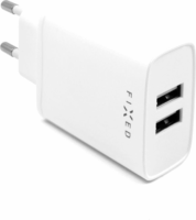 Fixed FIXC15 2x USB-A Hálózati töltő - Fehér (15W)
