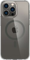 Spigen Ultra Hybrid Apple iPhone 14 Pro Max Magsafe Szilikon Tok - Átlátszó/Sötétkék