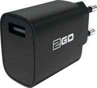 2GO USB-A Hálózati töltő - Fekete (5V / 2,1A)
