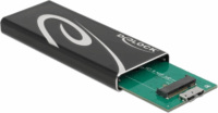 Delock 42007 1.8" M.2 USB 3.2 Gen 2 Külső SSD ház - Fekete