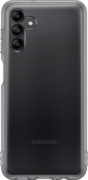 Samsung Galaxy A04s gyári Soft Clear Szilikon Tok - Fekete