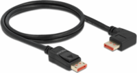 Delock 87060 90 fokos Displayport 1.4 - Displayport Kábel 1m - Fekete
