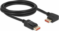 Delock 87063 90 fokos Displayport 1.4 - Displayport Kábel 2m - Fekete