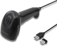 Qoltec 50868 Wireless kézi vonalkódolvasó - Fekete