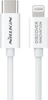 Nillkin Supeerspeed USB-C apa - Lightning 8pin apa Adat és töltőkábel - Fehér (1m)