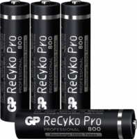 GP ReCyko+ Pro Professional Újratölthető 800mAh NiMH AAA Ceruzaelem (4db/csomag)