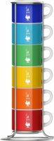 Bialetti Espresso csésze szett állvánnyal (6db) - Multicolor