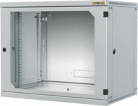 Conteg 19" Fali rack szekrény 15U 600x600 - Szürke