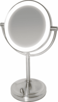 HoMedics MIR-8150-EU LED Asztali Kozmetikai Sminktükör Ø 21,5 cm - Ezüst