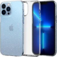 Spigen Liquid Crystal Glitter Apple iPhone 13 Pro Max Szilikon Tok - Átlátszó