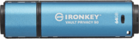 Kingston 64GB IronKey Vault Privacy 50 USB 3.0 Pendrive - Kék