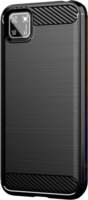 Gigapack Huawei Y5p/Honor 9S Szálcsiszolt Szilikon Tok - Fekete