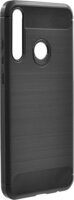 Gigapack Huawei Y6p Szálcsiszolt Szilikon Tok - Fekete