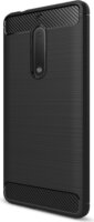 Gigapack Nokia 5 Szálcsiszolt Szilikon Tok - Fekete