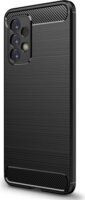 Gigapack Samsung Galaxy A53 5G Szálcsiszolt Szilikon Tok - Fekete