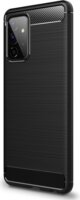 Gigapack Samsung Galaxy A72 4G/5G Szálcsiszolt Szilikon Tok - Fekete